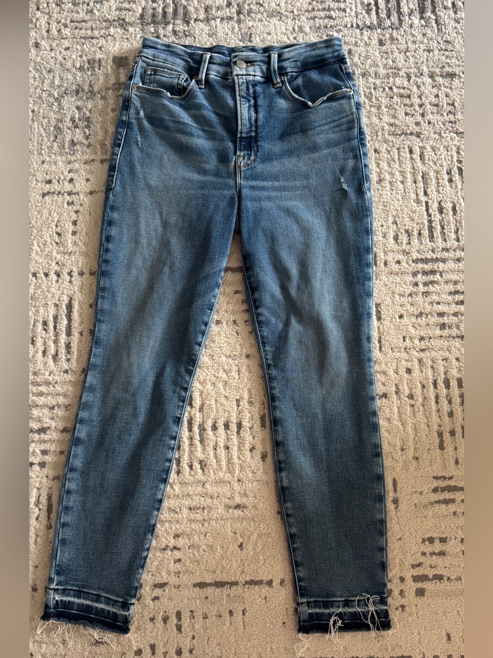 Good American Medium Blue Skinny Jeans